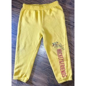 Disney Junior Fleece Lined Jogger Pants - Mickey & Friends